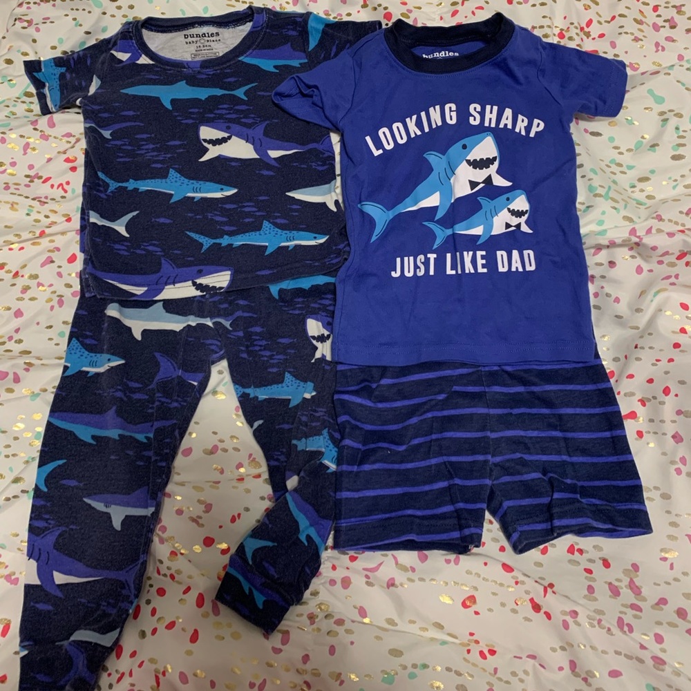Baby shark pajama bundle